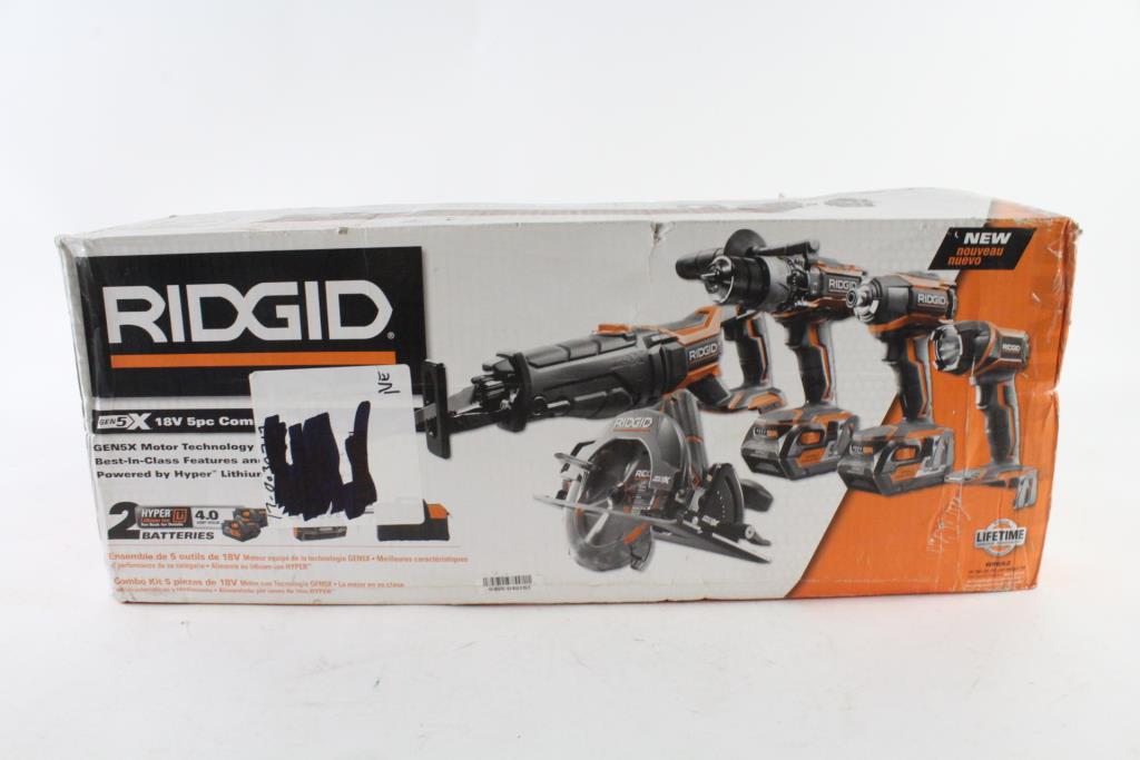 Ridgid Combo Kit Property Room