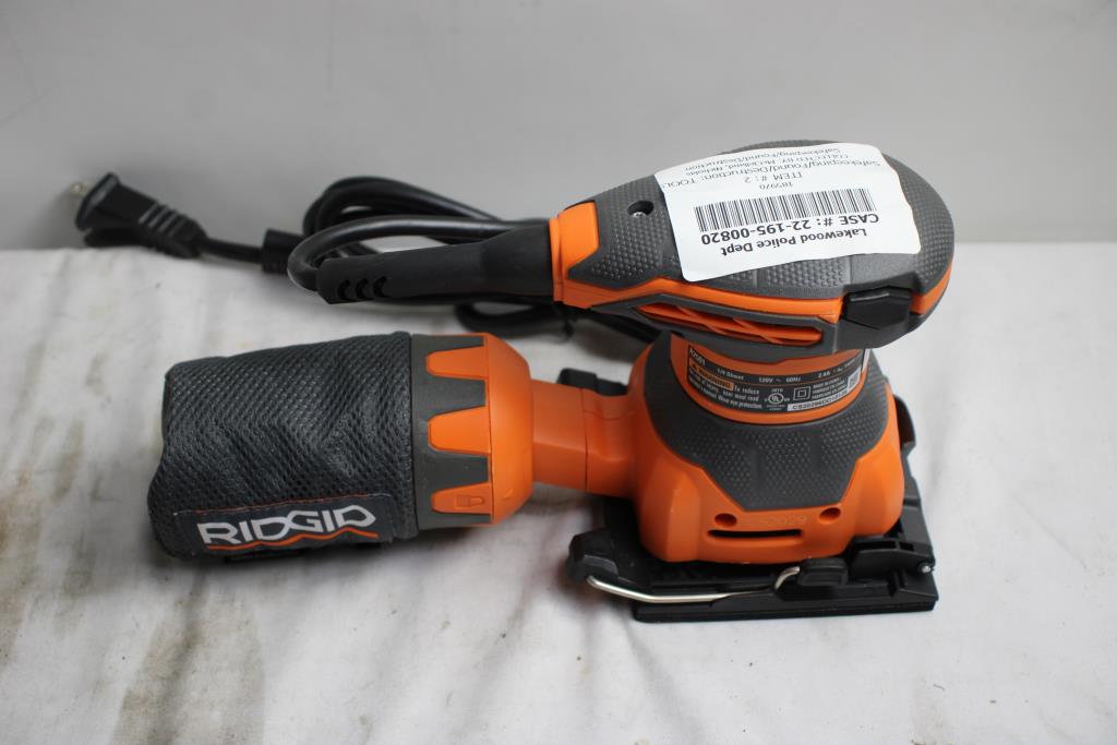 Ridgid Corded 1/4" Sheet Sander, R2501