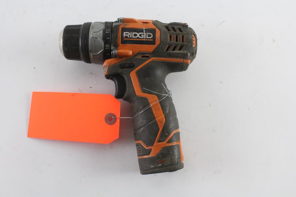 Ridgid Cordless Drill Property Room