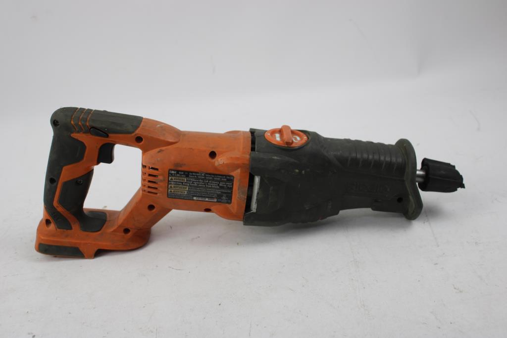 Ridgid Cordless Reciprocating Saw, And 1/4" Impact Driver, 2 Pieces