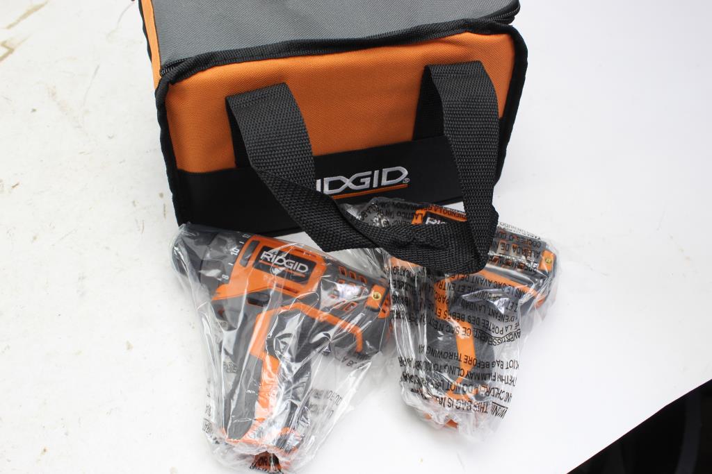 Ridgid Drill/Driver And Impact Driver Combo Kit R9000K Property Room