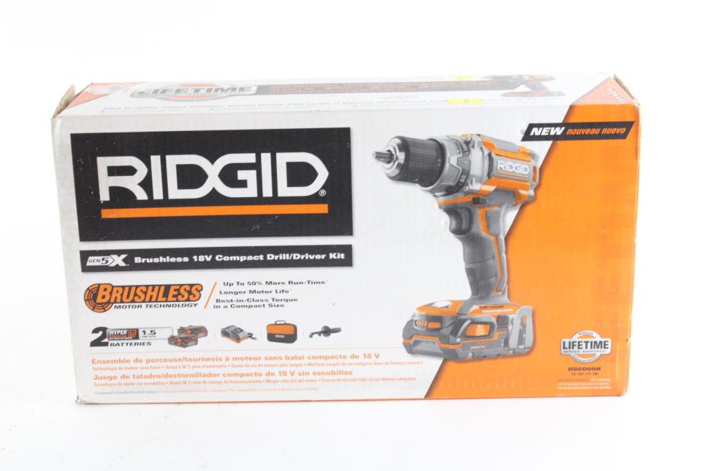 Ridgid Drill/driver Set Property Room