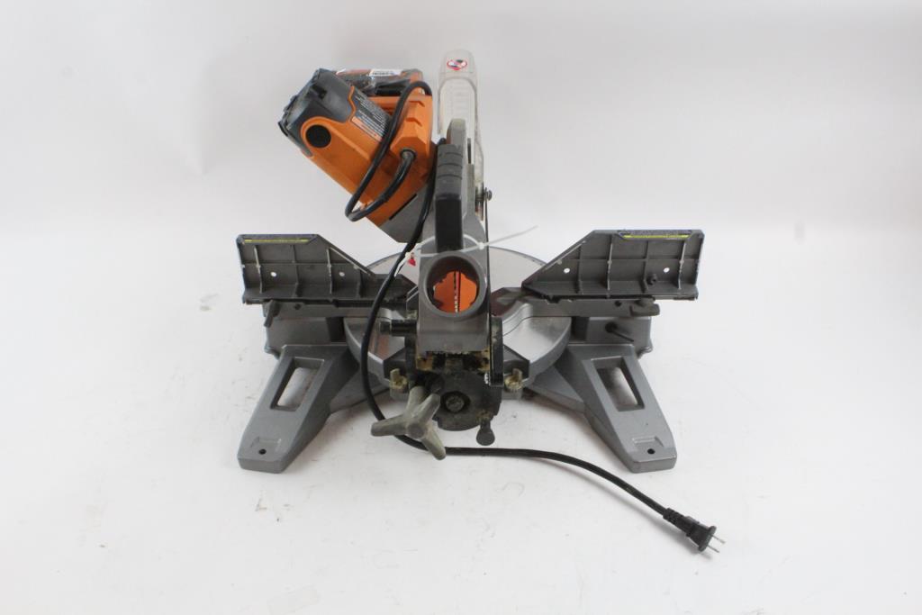 Ridgid Dual Bevel Miter Saw With Laser Property Room