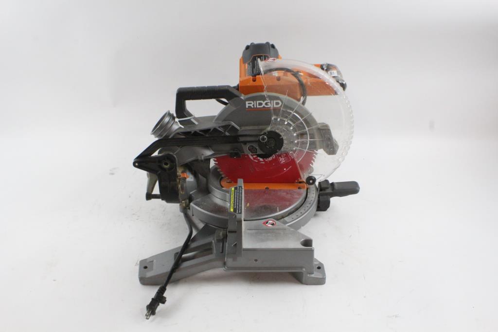 Ridgid Dual Bevel Miter Saw With Laser Property Room