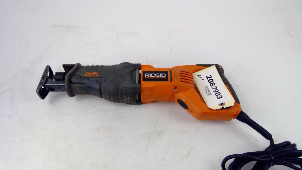 Ridgid Fuego Corded Reciprocating Saw, R3002 Property Room