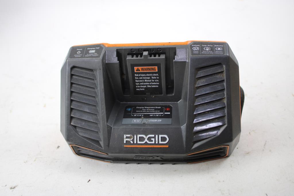 Ridgid Impact Driver, Charger, 3 Pieces