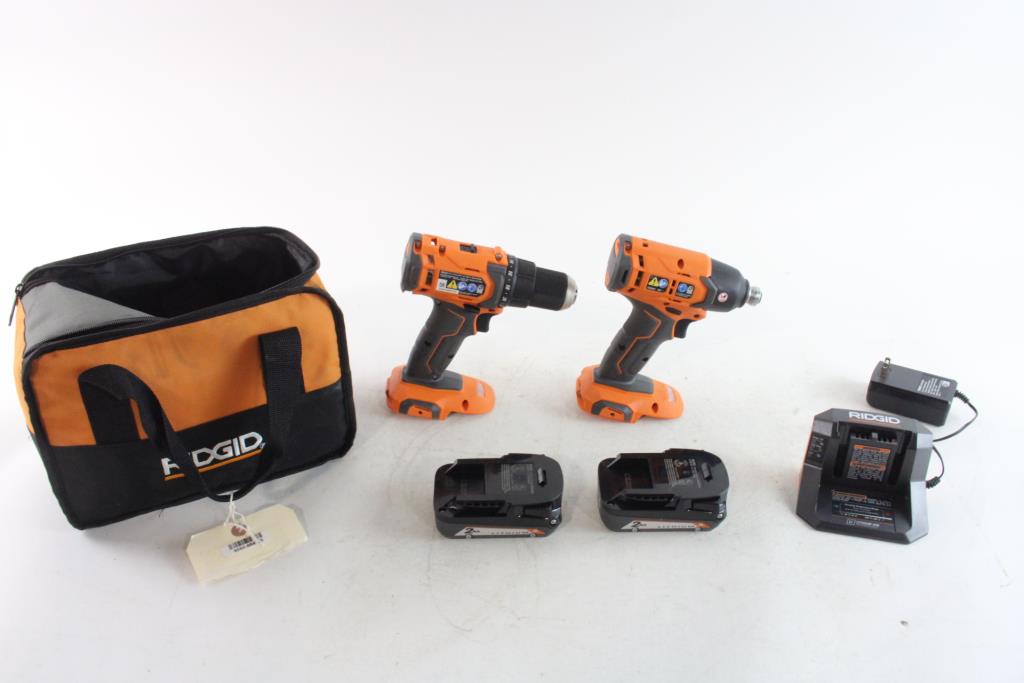 Ridgid Impact/Drill Driver Set Property Room