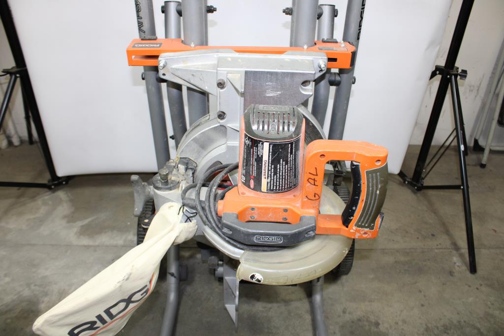 Ridgid MS1065LZ 10" Dual Miter Saw Property Room