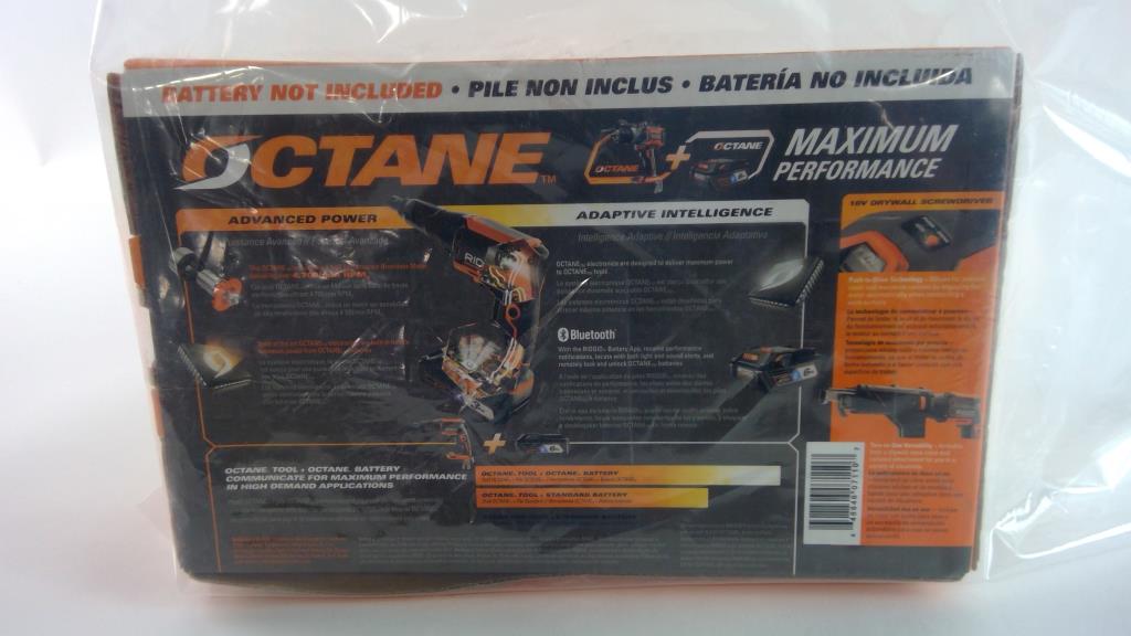 Ridgid Octane Brushless 18V Drywall Screwdriver With Collated