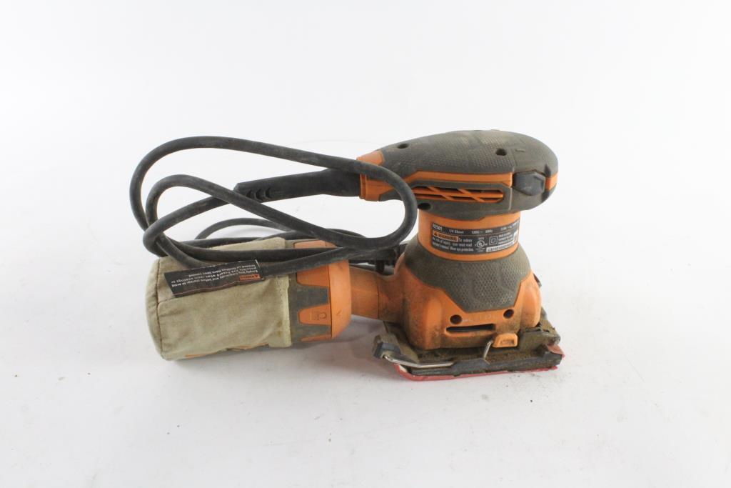 Ridgid Palm Sheet Sander Property Room