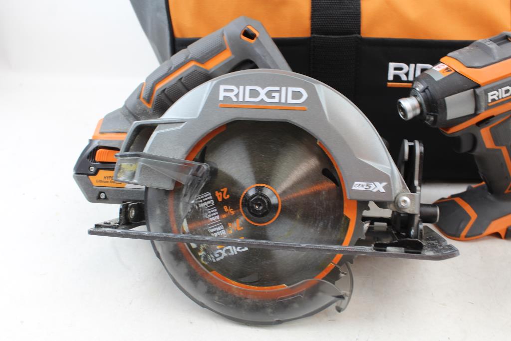 Ridgid Power Tool Bulk Lot, 6+ Pieces Property Room