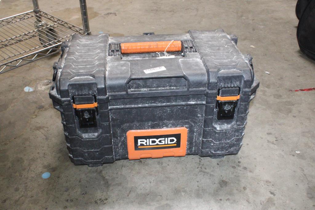 Ridgid Pro Tool Box, Black Property Room