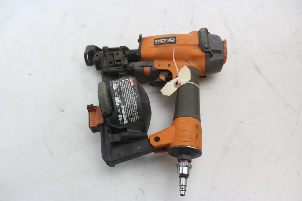 Ridgid R175RNA Coil Roofing Nailer Property Room