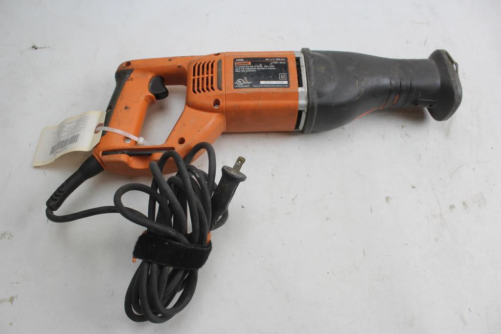 Ridgid R3000 Reciprocating Saw Property Room