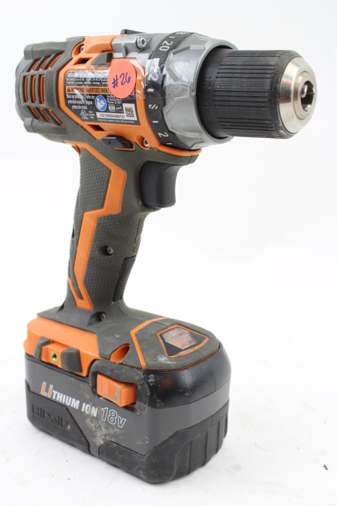 Ridgid R86008 Drill Property Room