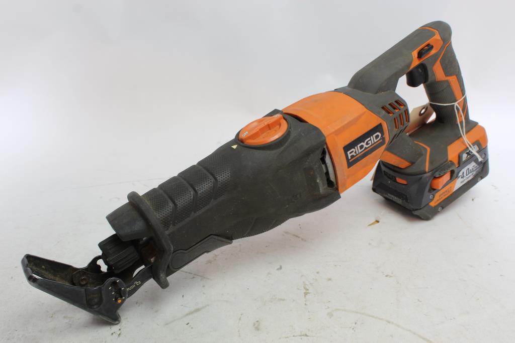 Ridgid Reciprocating Saw Property Room