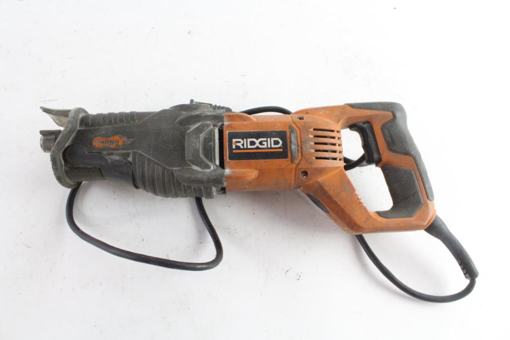 Ridgid Reciprocating Saw Property Room