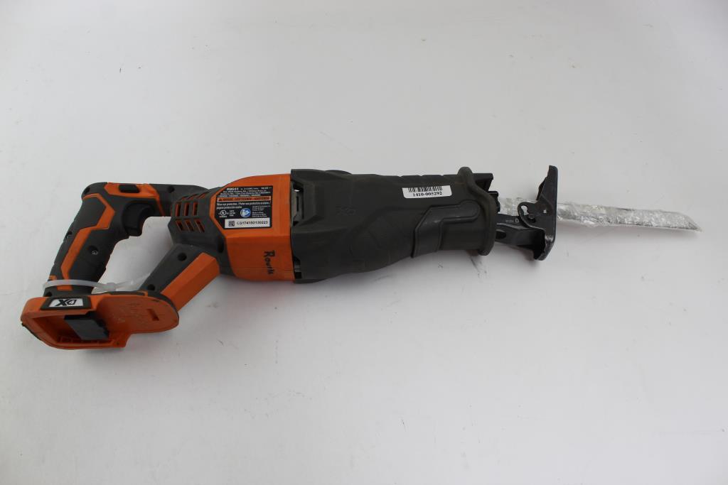 Ridgid Reciprocating Saw Property Room