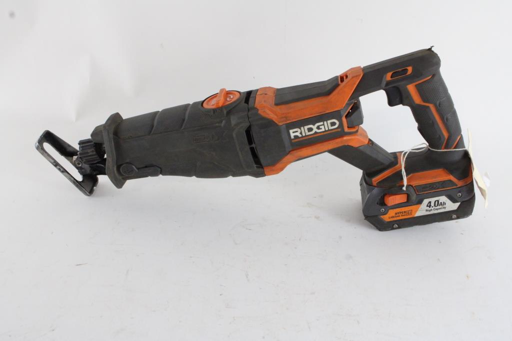 Ridgid Reciprocating Saw Property Room