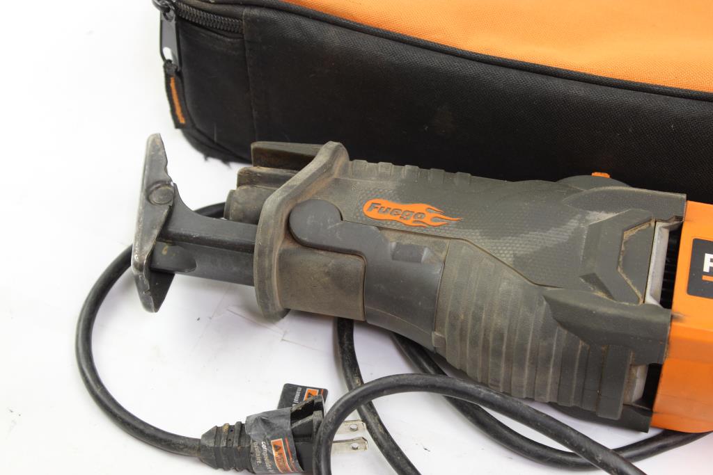 Ridgid Reciprocating Saw With Milwaukee Saw Blades Property Room