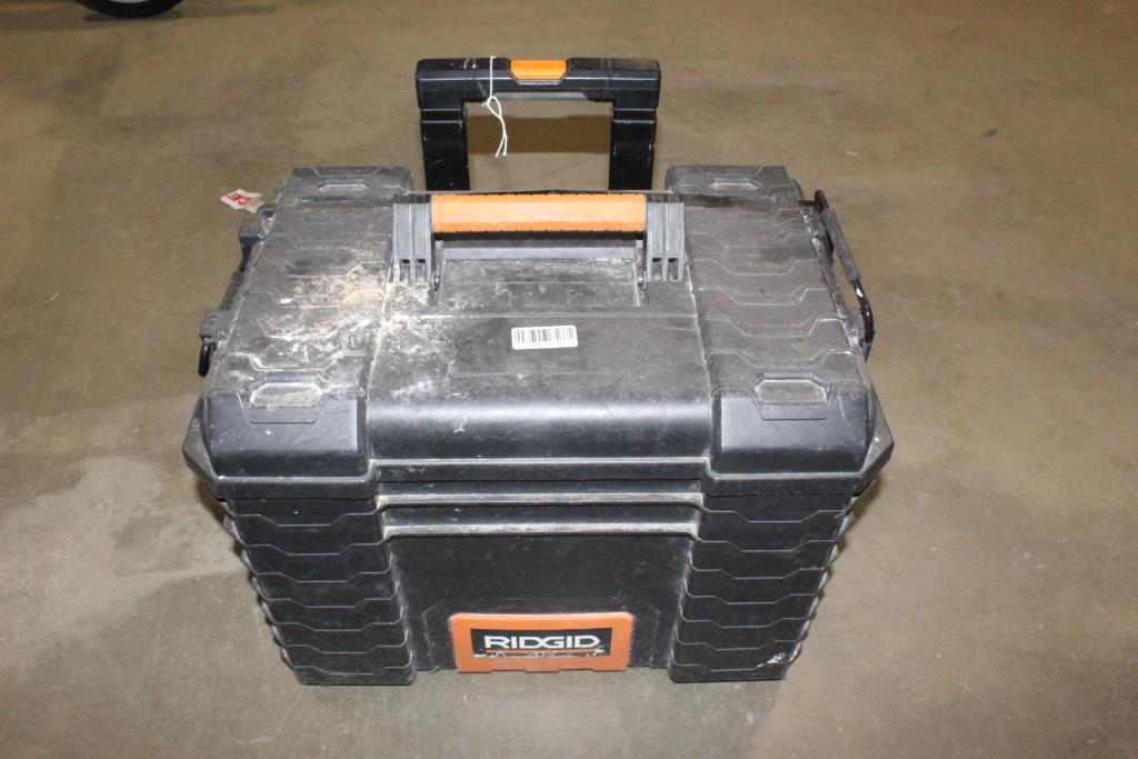 Ridgid Rolling Tool Box And More, 10+ Pieces Property Room