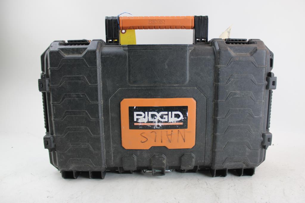 Ridgid Tool Box With Nails Property Room