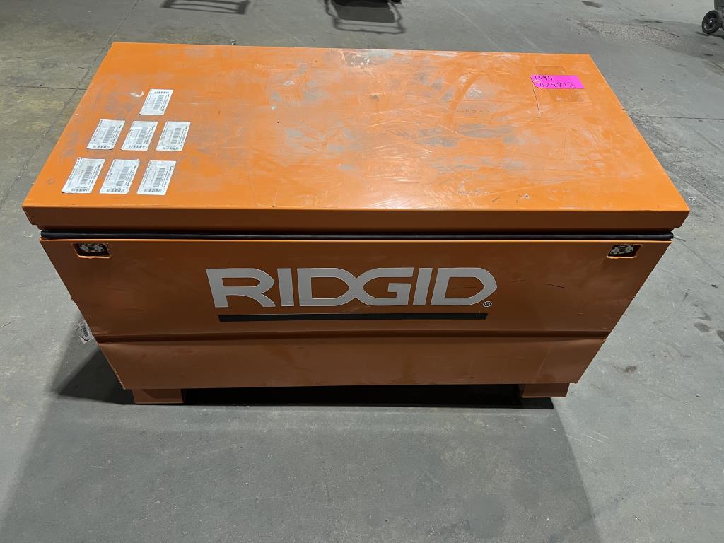 Ridgid Tool Box W/Misc Items Inside