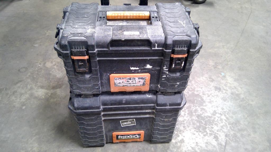 Box Or Ridgid Parcel Ridgid Two Tier Tool Box With Misc Plumbing Tools | Property Room
