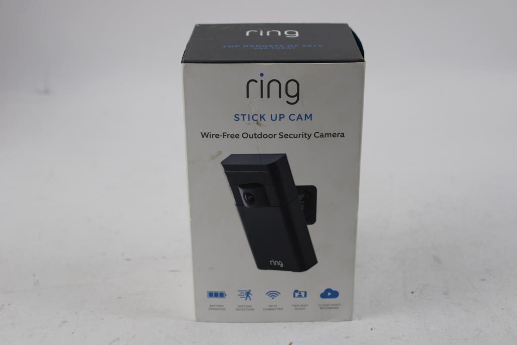 Ring Stick Up Cam, Wire-Free Outdoor Security Camera