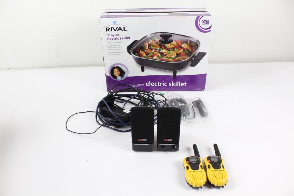 Rival CKRVSK11 Electric Skillet & More Property Room