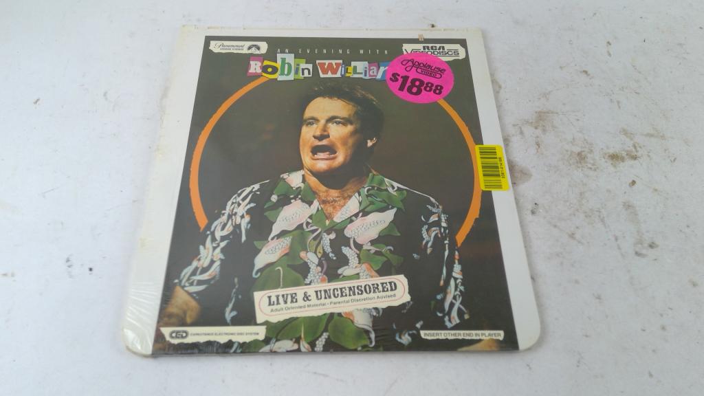 Robin Williams Live & Uncensored Laser Disc