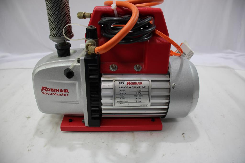 Robinair VacuMaster 2 Stage Vacuum Pump Property Room