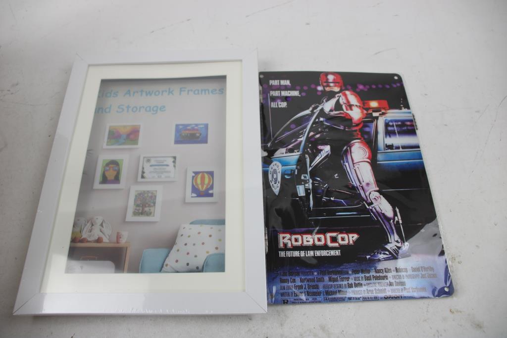 RoboCop Tin Sign, NukaTap Mini Faucet Equipment, And More