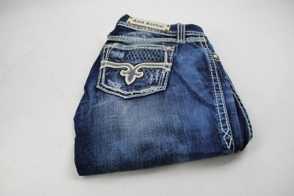 Rock Revival Denim All Straight Jeans, Size 29