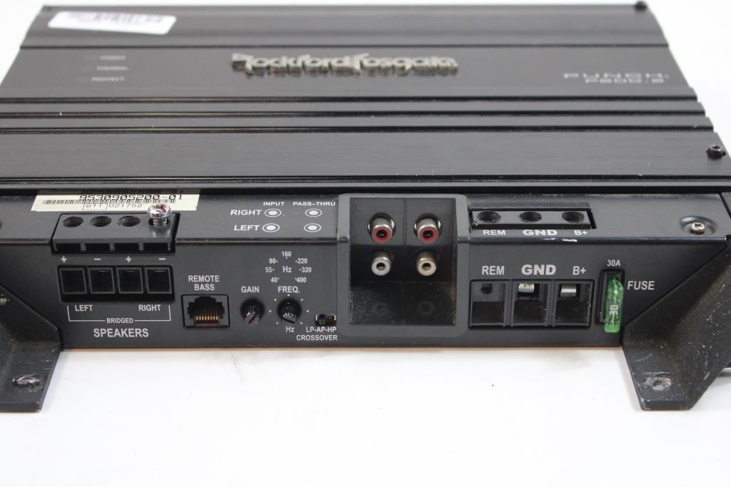 Rockford Fosgate Punch P2002 Car Amplifier Property Room