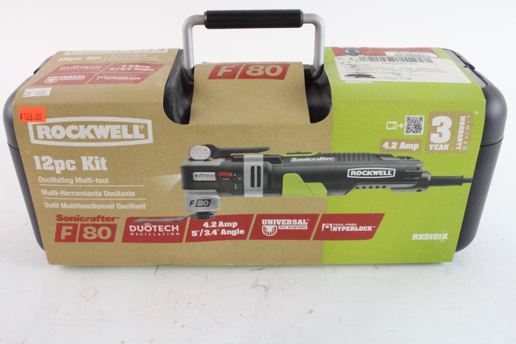 Rockwell 12 Piece Oscillating Tool Kit Property Room