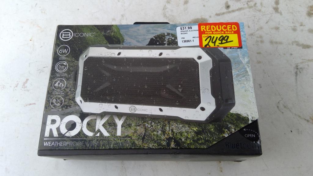 Rocky Weatherproof Bluetooth Speaker