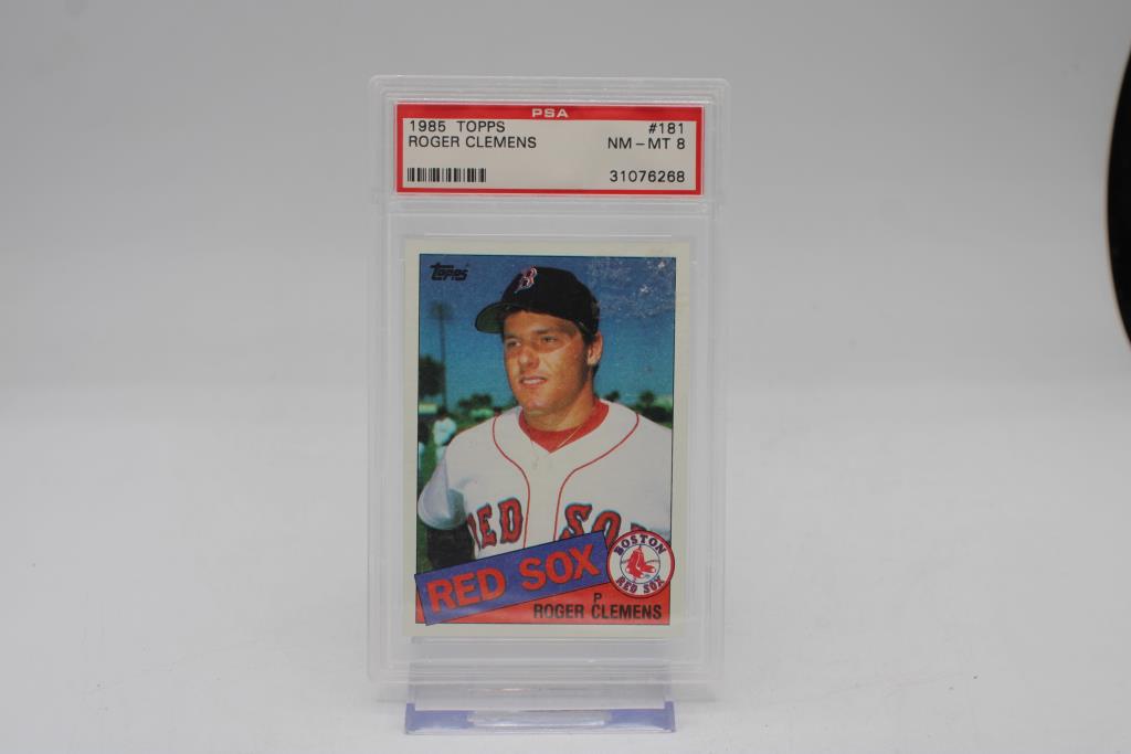 Roger Clemens Red Sox Trading Card | Property Room