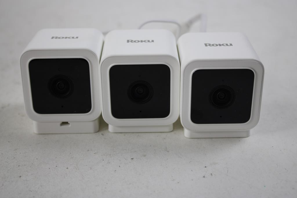 Roku Indoor Camera SE Lot, 3 Pieces