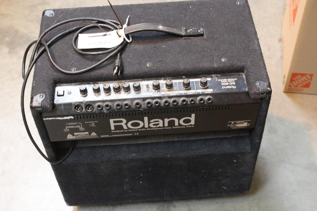 Roland Stereo Mixing Keyboard Amplifier Property Room