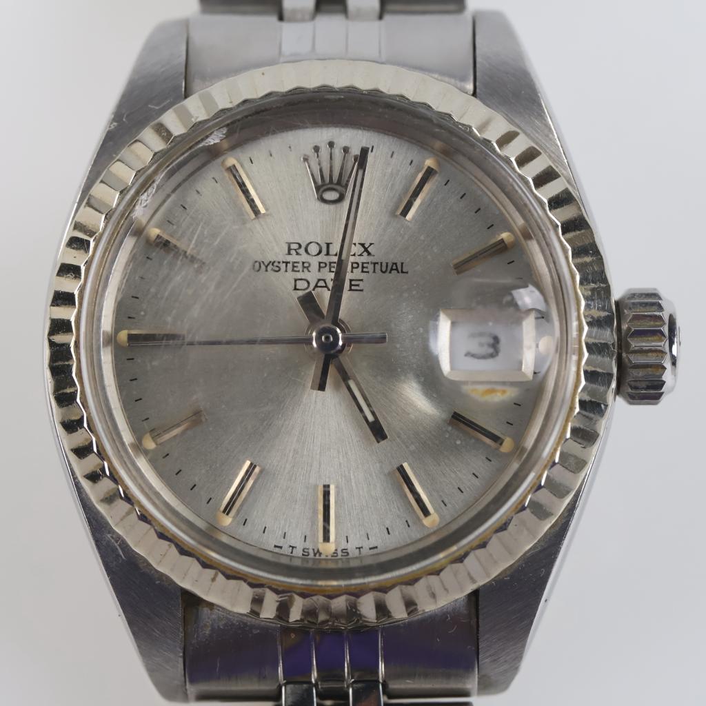 Rolex DateJust Fluted Bezel Watch - Evaluated By Our Certified Gemologist-AGS/GIA