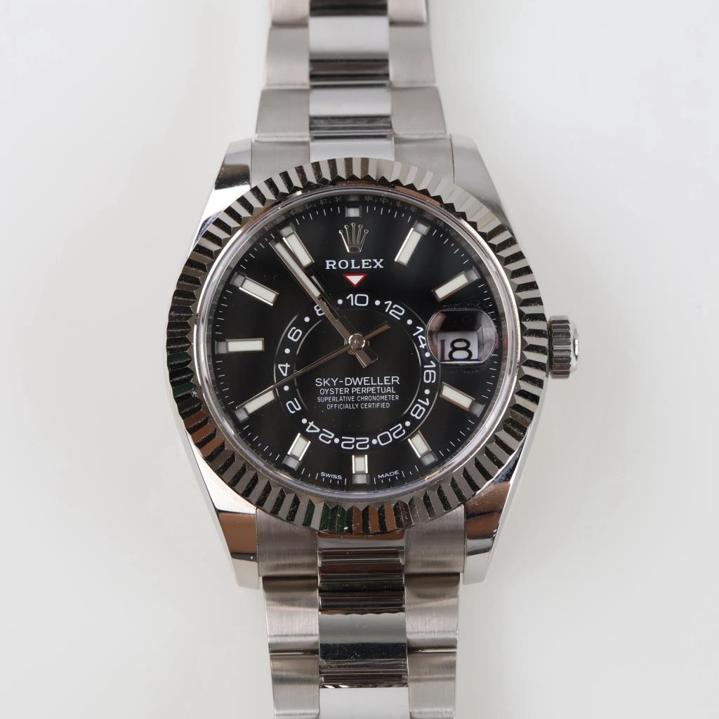 Rolex Oyster Perpetual Sky Dweller Watch -Evaluated By Our Certified Gemologist-AGS/GIA