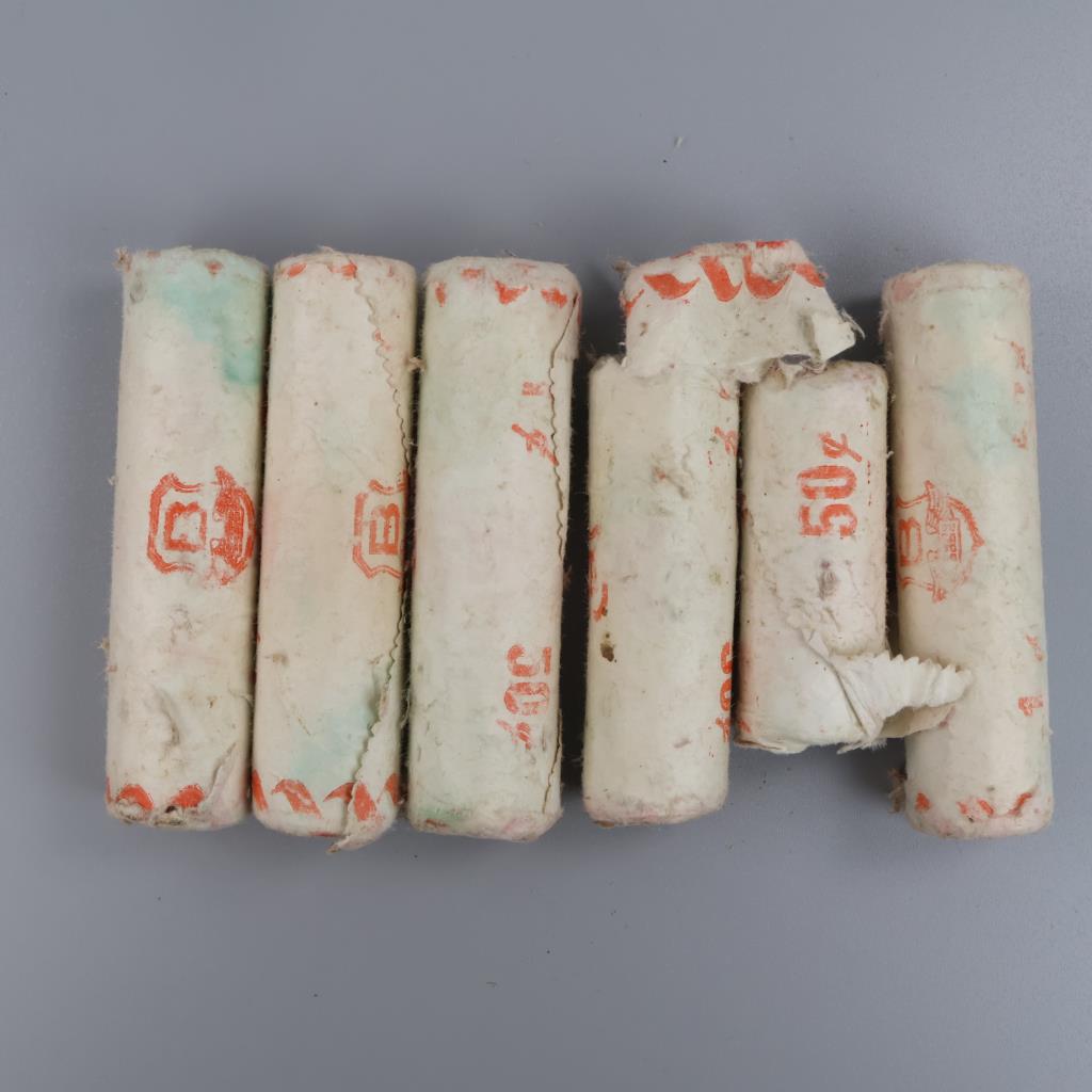Rolled Canadian 1 Cent Coins, 1+lb