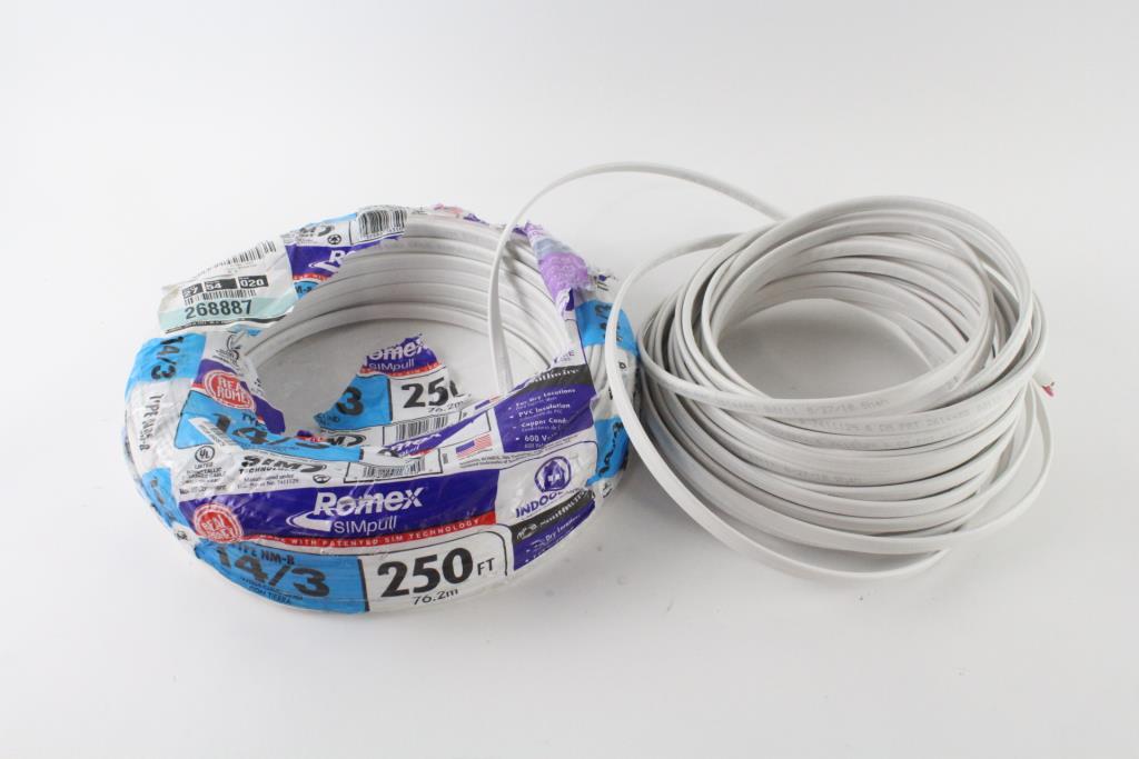 Romex SIMpull NM-B 14/3 Wire, With Ground | Property Room