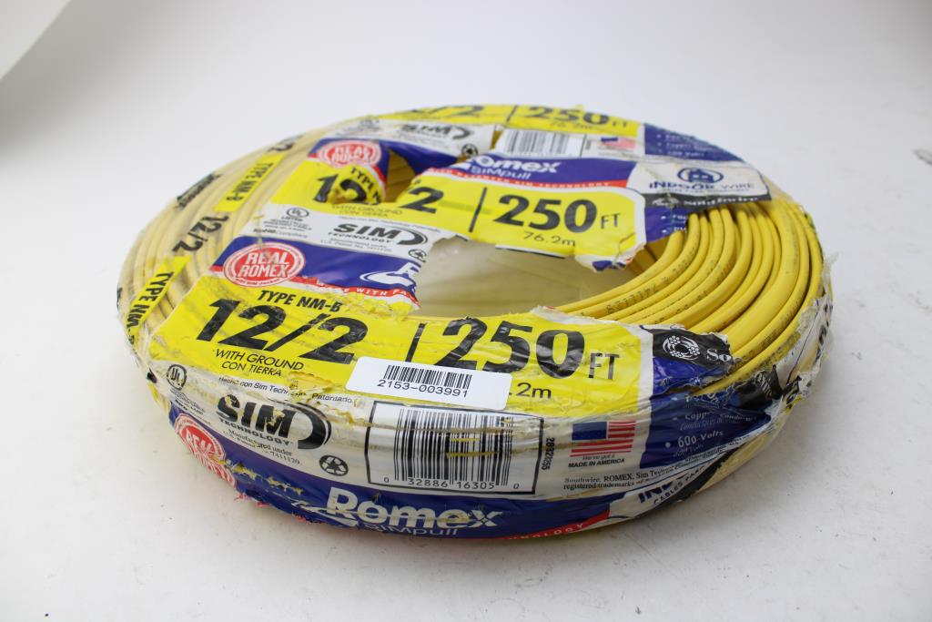 Romex Type Nm-b 12/2 Cable | Property Room