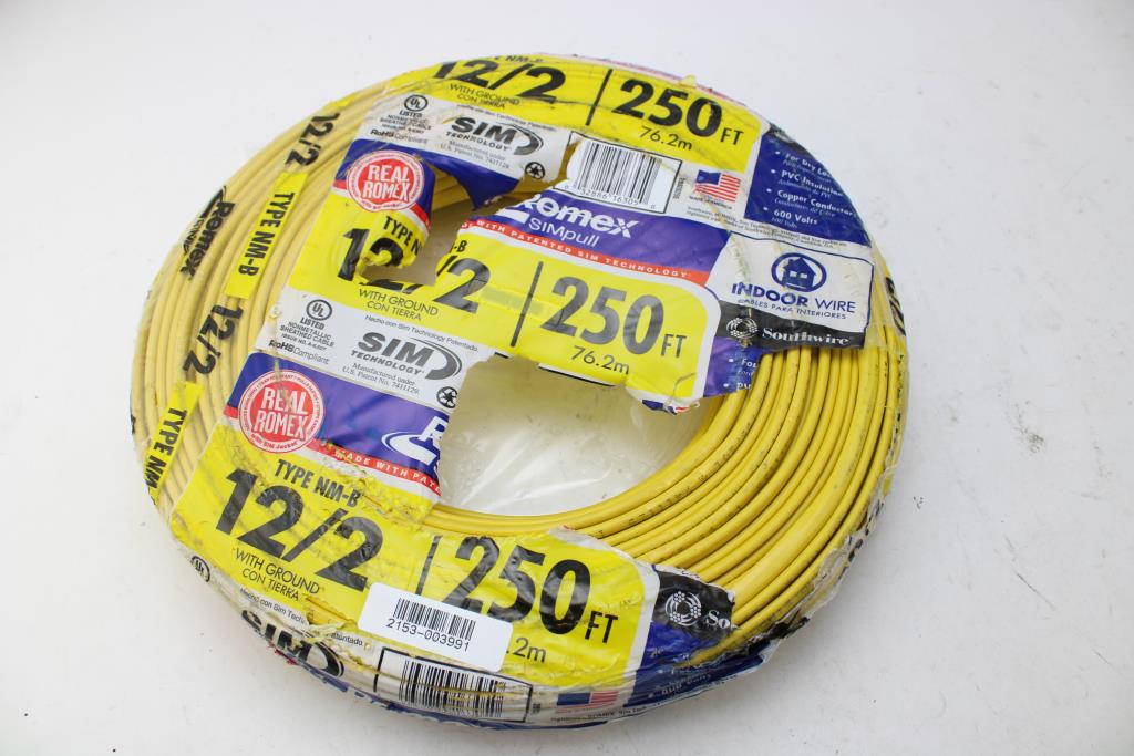 Romex Type Nm-b 12/2 Cable | Property Room