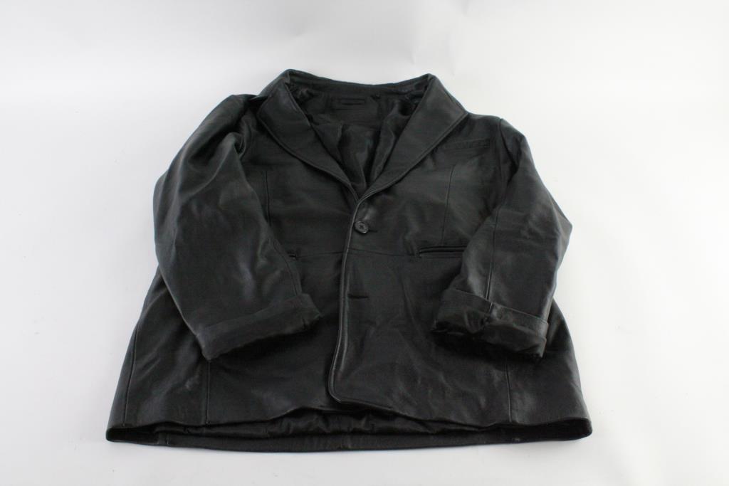 roundtree & yorke leather jacket