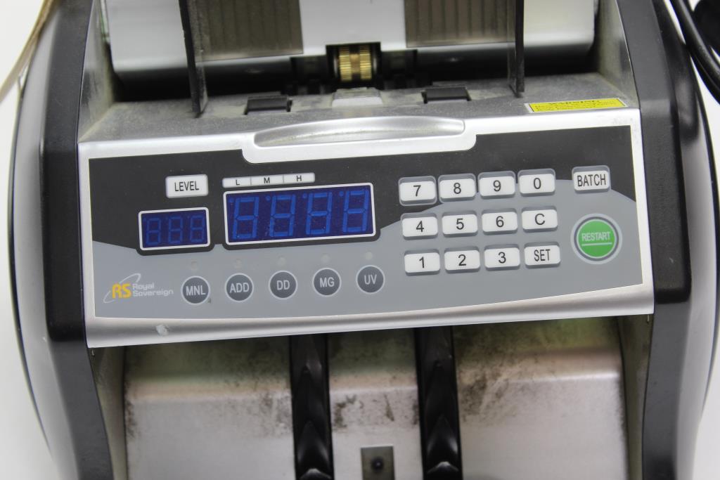 Royal Sovereign RBC1003BK Currency Counter Property Room