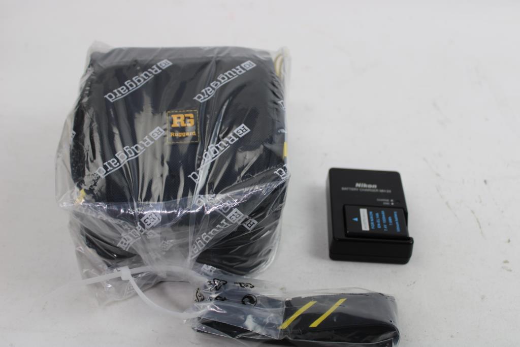 Ruggard Hunter Holster Camera Bag, And Nikon Battery And Charger MH-24, 2 Pieces