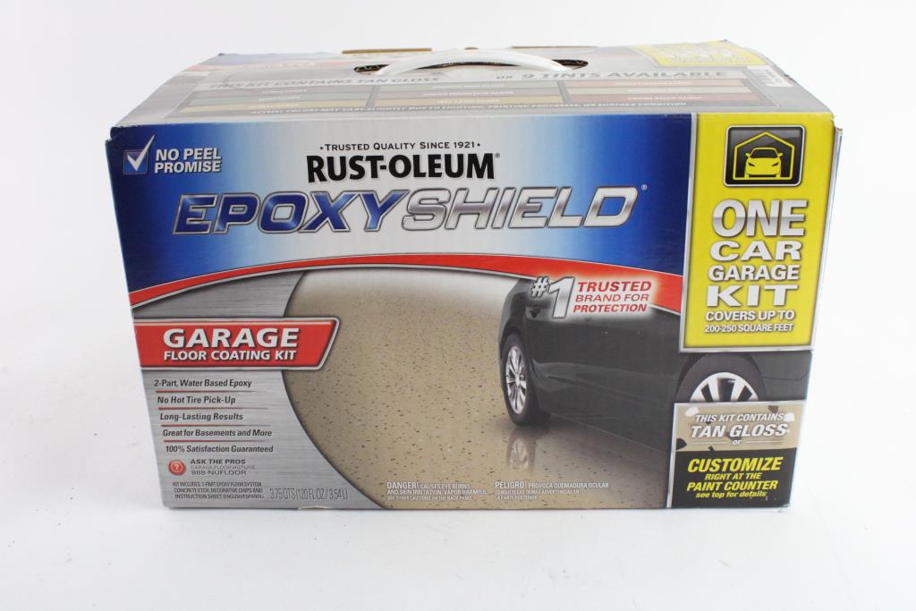 RustOleum Epoxyshield Garage Floor Coating Kit Property Room